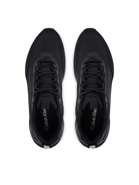 Calvin Klein Sneakersy Calvin Klein Light Eva Run Ess Lac Ny-Su Wmn HW0HW03293 Čierna