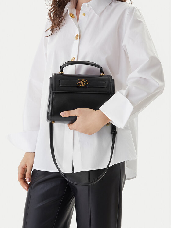KARL LAGERFELD Kabelka KARL LAGERFELD B1W30291 Čierna