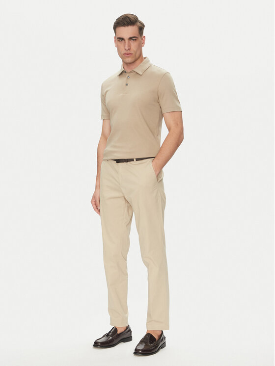 BOSS BOSS Поло Palosh 30 50471335 Бежевий Slim Fit