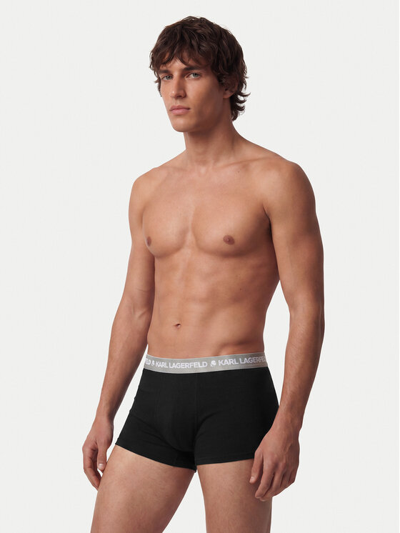 KARL LAGERFELD KARL LAGERFELD Conjunto de calzoncillos boxer B1M47030 Negro