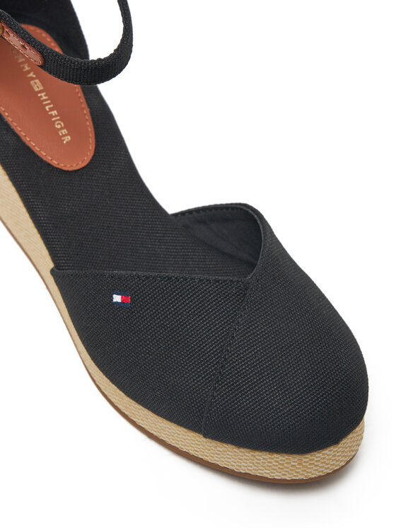 Tommy Hilfiger Espadrile Tommy Hilfiger FW0FW08657 Črna