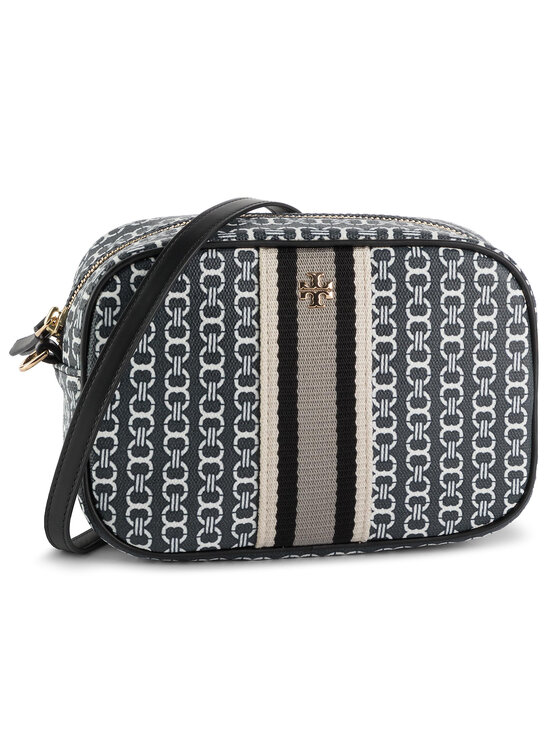 Tory Burch Сумка Tory Burch Gemini Link Canvas Mini Bag 57743 Чорний