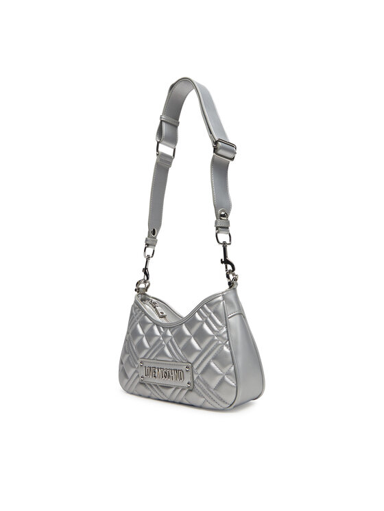 LOVE MOSCHINO Дамска чанта LOVE MOSCHINO JC4152PP1MLA196B Сребрист