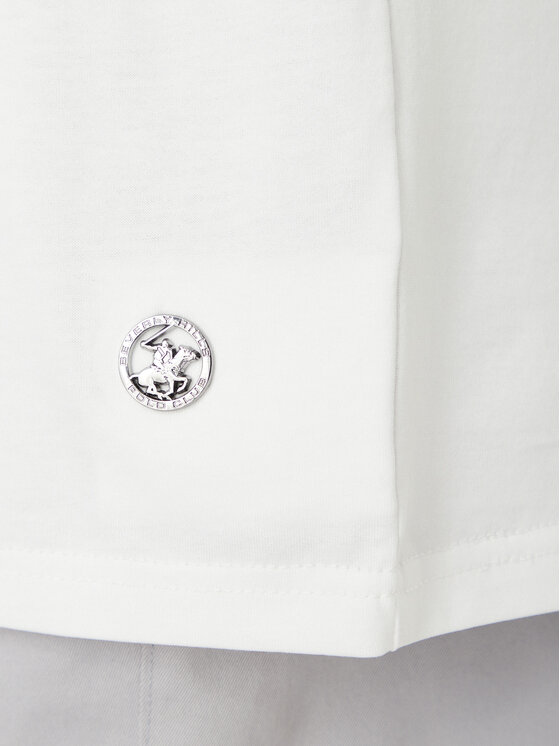 Beverly Hills Polo Club Beverly Hills Polo Club Camiseta M1617-HR Blanco Regular Fit