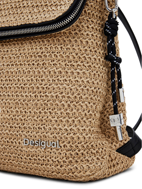 Desigual Рюкзак Desigual Raffia Hamption 25SAKO04 Бежевий