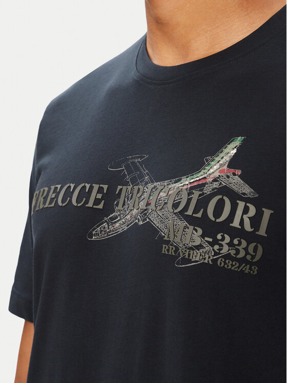Aeronautica Militare Aeronautica Militare Camiseta 262TS2541UJ00750 Azul marino Regular Fit