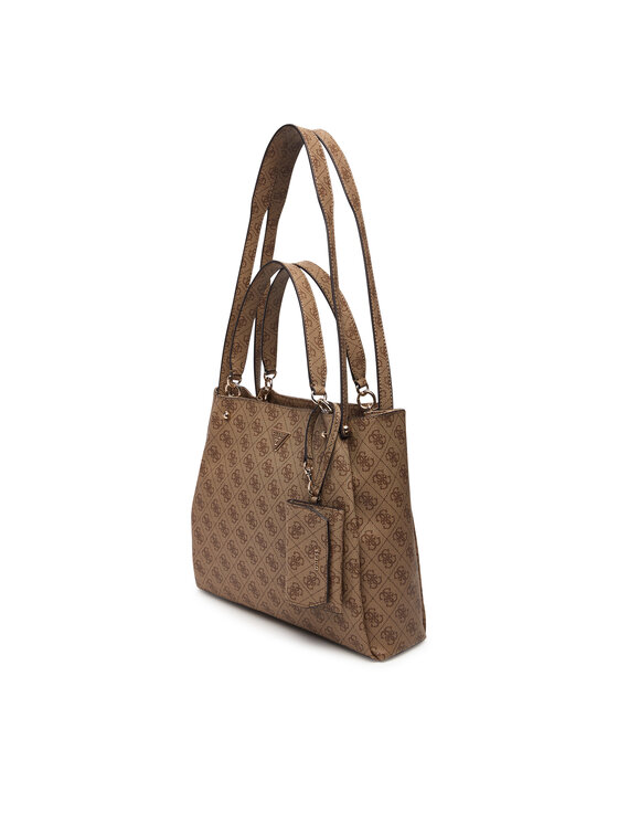 Guess Torebka Guess Lorella Logo HWSG24 84230 Beżowy ciemny