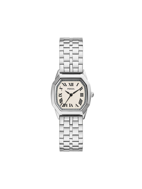 Fossil Ročna ura Fossil Harlow ES5363 Srebrna