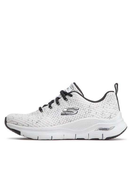 Skechers Sneakersy Skechers Glee For All 149713/WBK Bílá
