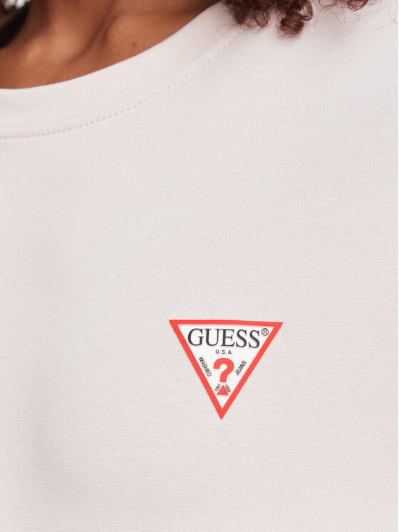 Guess Guess Camiseta W2YI44 J1314 Morado claro Slim Fit