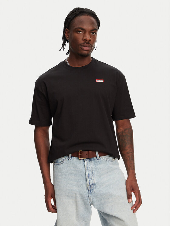 Hunter Hunter T-shirt Rasputin HARM0057251 Crna Relaxed Fit