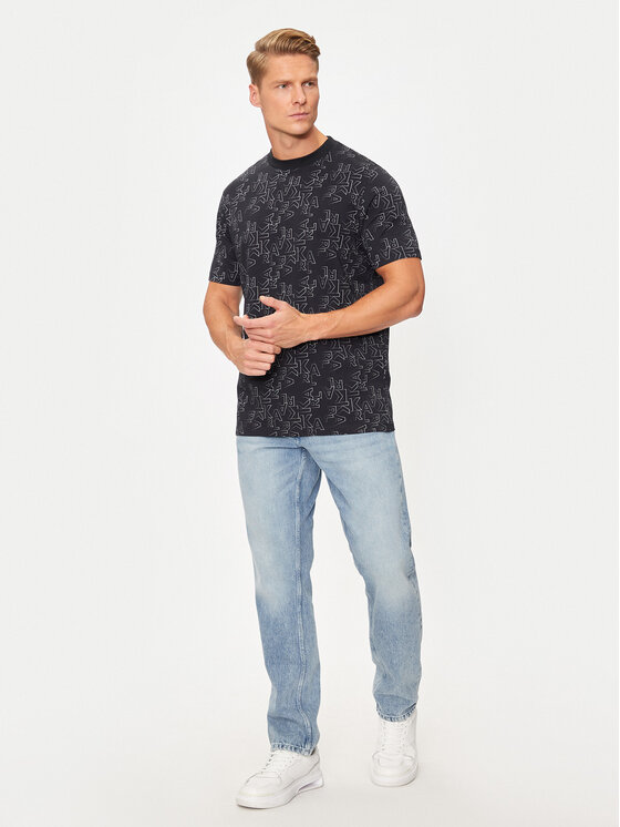 KARL LAGERFELD KARL LAGERFELD Camiseta 755039 544224 Negro Regular Fit