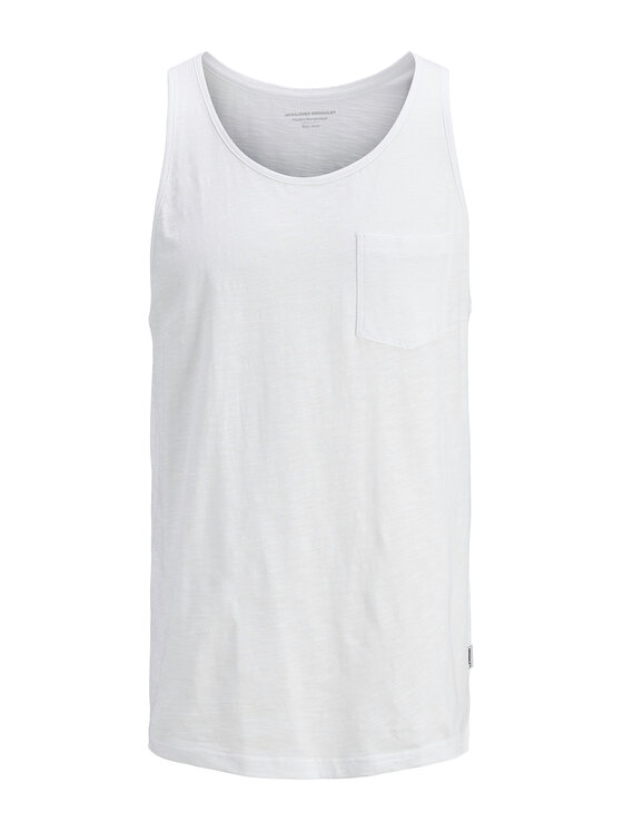 Jack & Jones Jack & Jones Майка Varenna 12273165 Білий Regular Fit