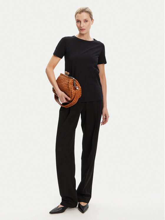 Weekend Max Mara Weekend Max Mara Футболка Multib 2525976011 Чорний Regular Fit