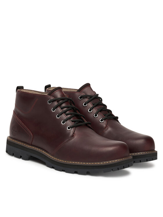 Timberland Bakancs Timberland Britton Road Waterproof Chukka TB0A69TWEIW1 Bordó