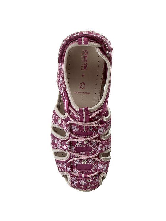 Sandały Geox J S.Roxanne C J52D9C 0CE15 C8872 D Fioletowy | Eobuwie.com.pl