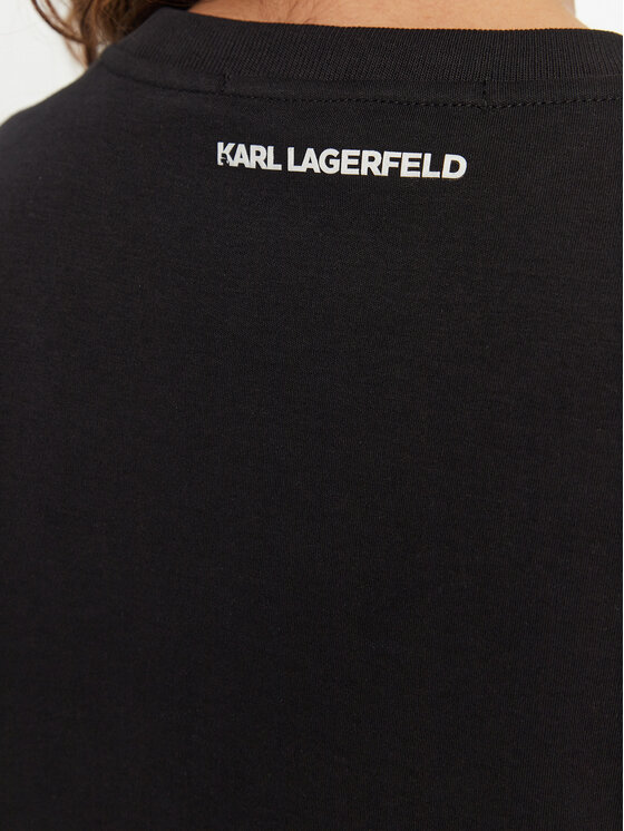 KARL LAGERFELD KARL LAGERFELD T-shirt A1W17021 Nero Regular Fit