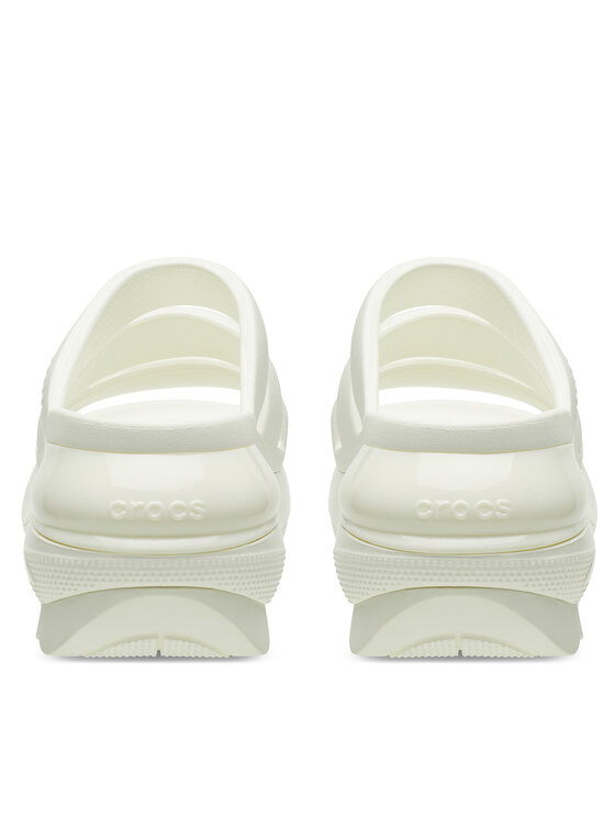 Crocs Шльопанці Crocs Mega Crush Triple Strap 209842 Écru