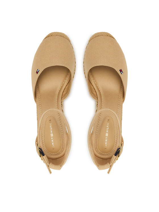 Tommy Hilfiger Espadrilles Tommy Hilfiger Wedge FW0FW09225 Bézs