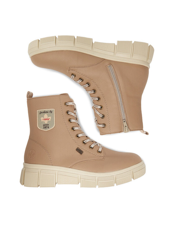 Rieker Botines planos Rieker CEO-X3410-20 Beis