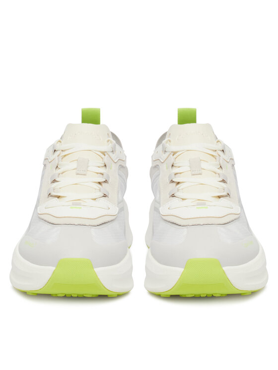 Calvin Klein Сникърси Calvin Klein Chunky Run Laceup Stripe Ny HM0HM02160 Екрю