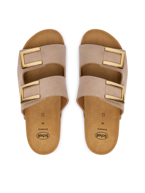 Scholl Шльопанці Scholl Monterey 2 Straps MF32404 Бежевий