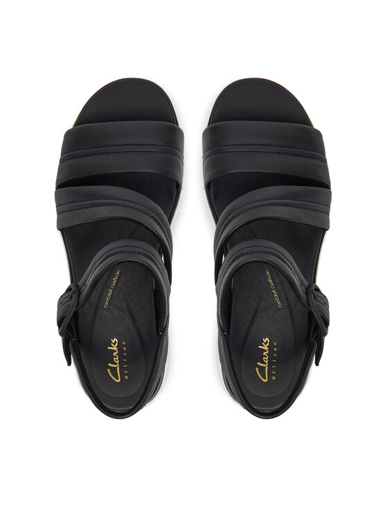 Clarks Босоніжки Clarks Tuscan Strap 26181473 Чорний