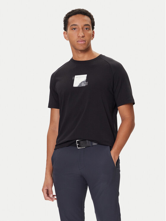 BOSS BOSS Camiseta Stripe Zone 50548093 Negro Relaxed Fit