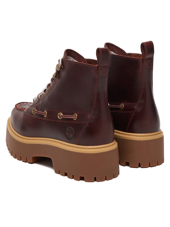 Timberland Šnurovacia obuv Timberland Stone Street Mid TB0A27YZEIW1 Bordová