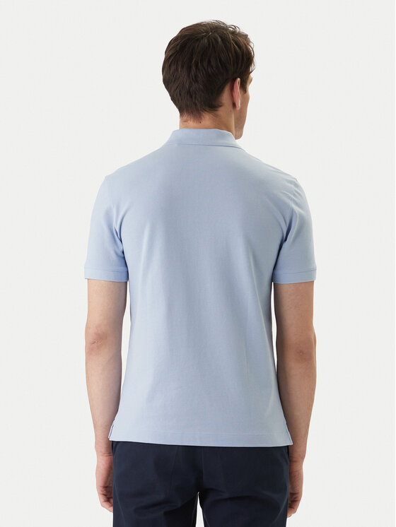 BOSS BOSS Polo Pallas 50553564 Celeste Regular Fit