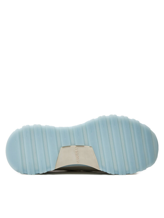 Calvin Klein Сникърси Calvin Klein Runner Lace Up Pearl Mix M HW0HW02079 Бежов