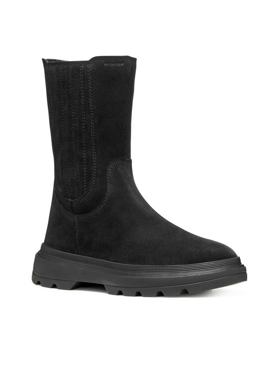 Geox Škornji Geox J Kiddartah Wpf J56NDB 00022 C9999 D Črna
