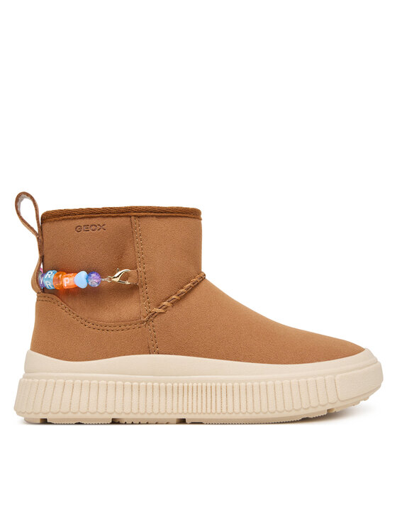 Geox Kozačky Geox J Laquinny Girl J66M3E 000AU C6627 M Hnědá