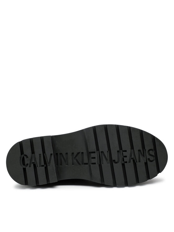 Calvin Klein Jeans Γαλότσες Calvin Klein Jeans Mid Rainboot Chelsea YW0YW01034 Μαύρο