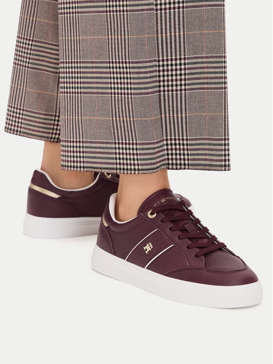 Tommy Hilfiger Sneakers Tommy Hilfiger Th Feminine Cupsole FW0FW09600 Bordeaux