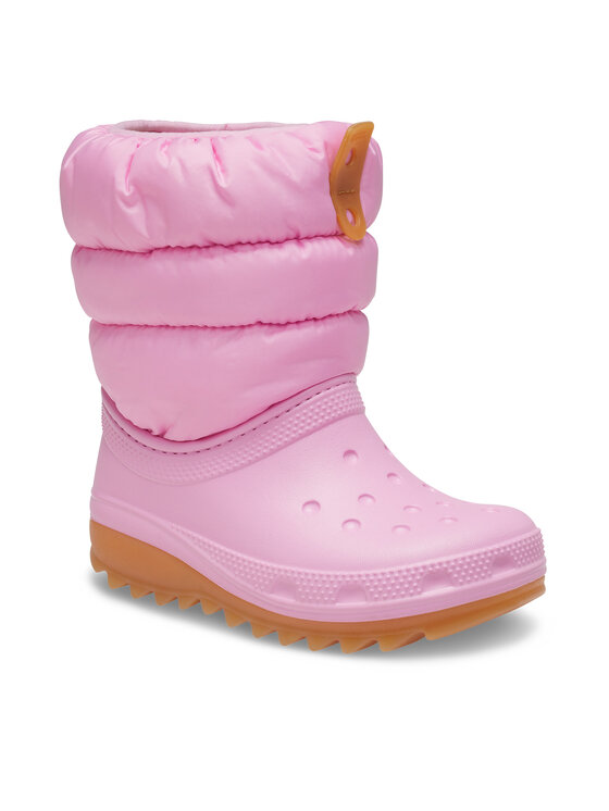 Crocs Stivali da neve Crocs Classic Neo Puff Boot K 207684 Rosa