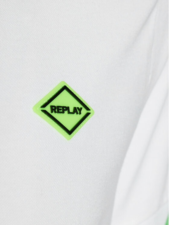 REPLAY Replay Polo M3540A.000.20623 Écru Regular Fit
