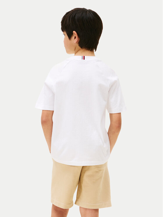 Tommy Hilfiger Tommy Hilfiger Camiseta KB0KB09726 Blanco Regular Fit
