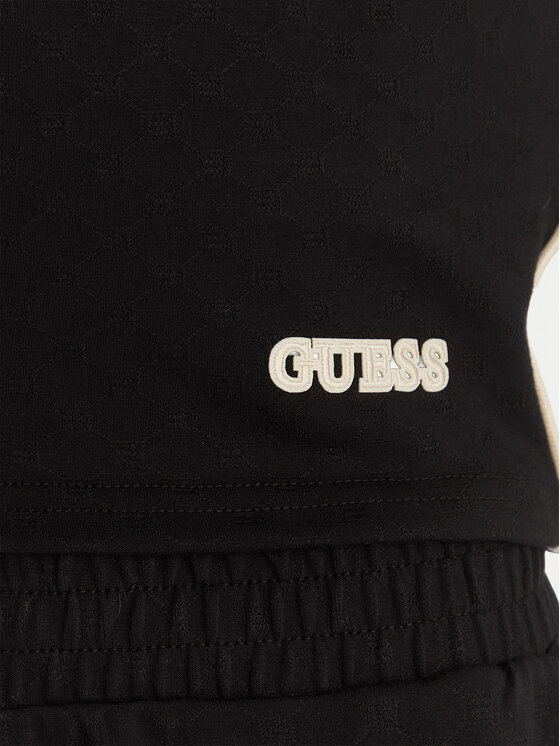 Guess Guess Топ V6GP17 K3215 Чорний Regular Fit