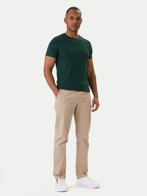 Tommy Hilfiger Tommy Hilfiger Camiseta MW0MW10800 Verde Slim Fit