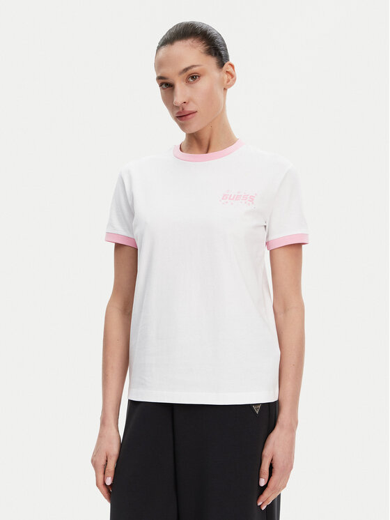 Guess Guess Футболка V5GI11 I3Z14 Білий Regular Fit