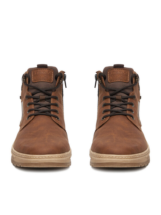 Rieker Šnurovacia obuv Rieker CEO-37005-24 Hnedá