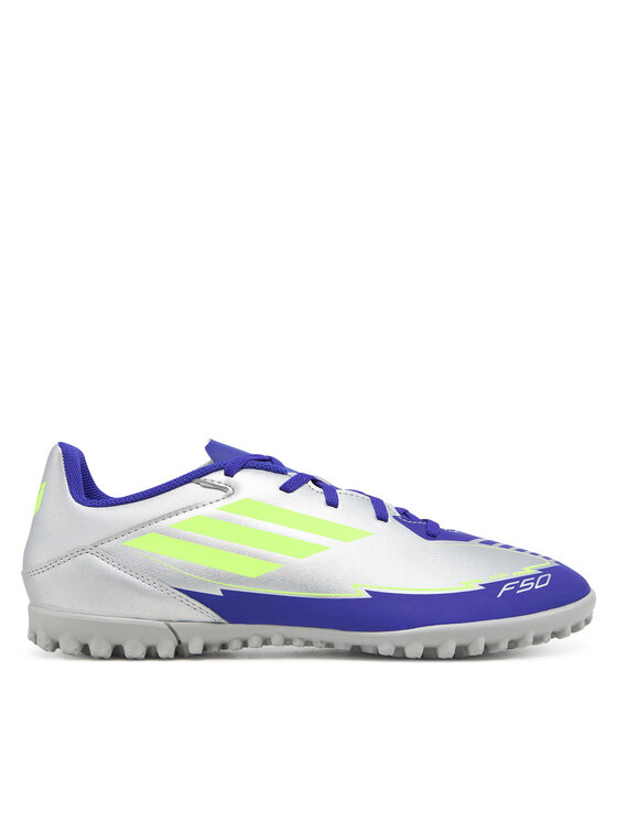 adidas Futbalové topánky adidas F50 Club Messi Turf IH0917 Sivá