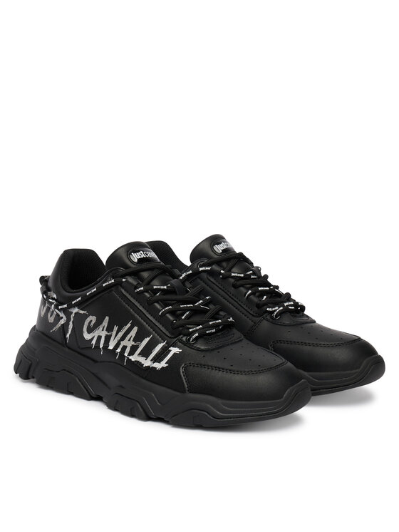Just Cavalli Снікерcи Just Cavalli 80QA3SH1 ZPC21 Чорний
