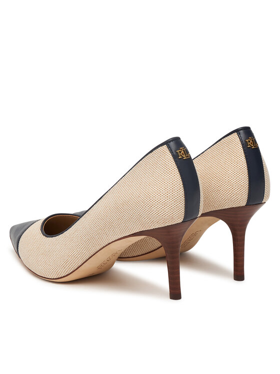 LAUREN RALPH LAUREN Pantofi cu toc subțire LAUREN RALPH LAUREN 802P10395002 Bej