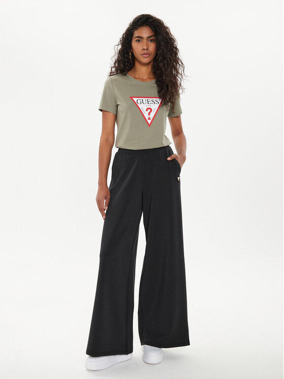 Guess Guess Póló W1YI1B I3Z14 Zöld Regular Fit