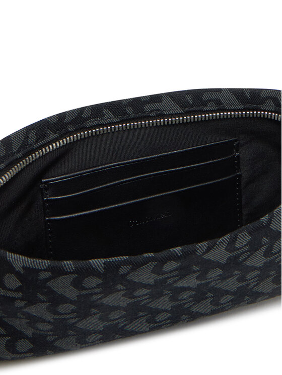 Calvin Klein Jeans Bolso Calvin Klein Jeans Logo Jacquard Sophie Top Zip LV04K3183G Negro