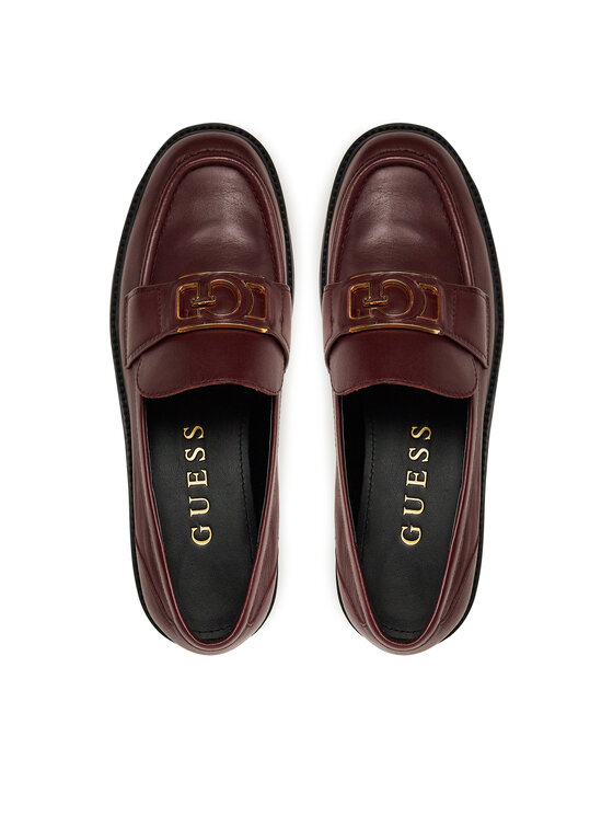Guess Лофери Guess FLTSH3 LEA14 Бордовий
