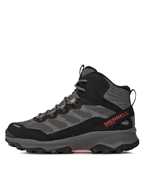 Merrell Trekingová obuv Merrell Spee Strike Mid Wp J066877 Sivá