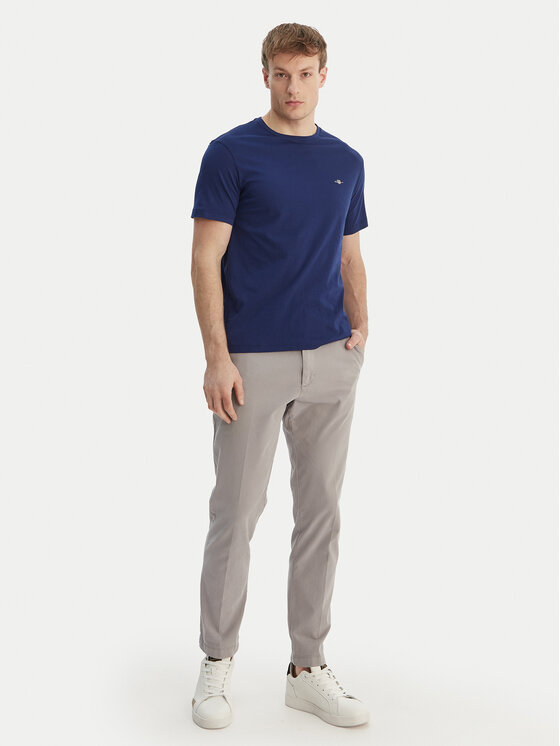 Gant Gant Póló Shield 2003184 Sötétkék Regular Fit